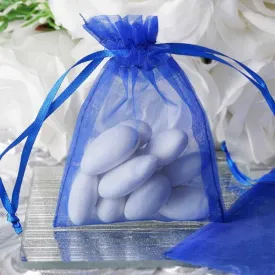 3"x4" Royal Organza Jewellery Wedding Birthday Party Favor Gift Drawstring Pouches Bags - 10/pk