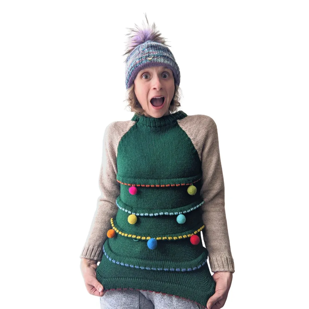 Adults Merino Wool Winter 'Garland' Jumper (PRE-ORDER)