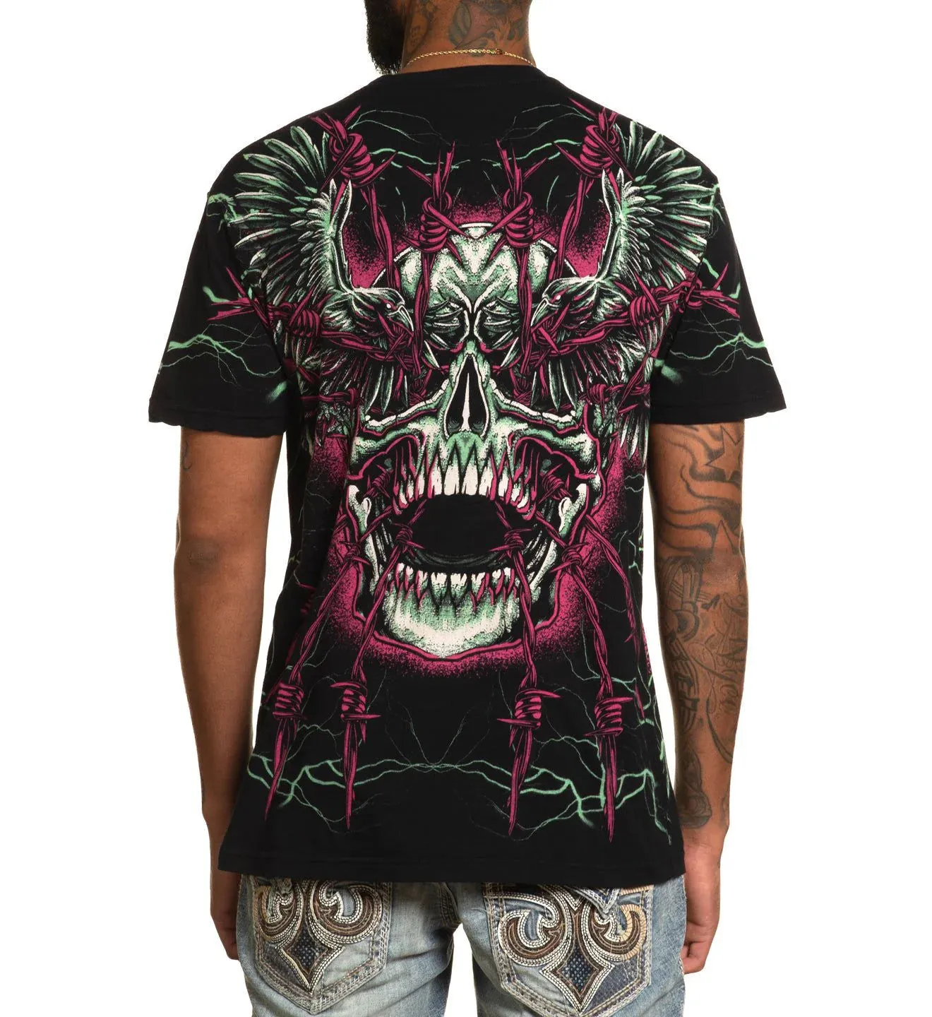 AFFLICTION Ghost Image Graphic T-Shirt