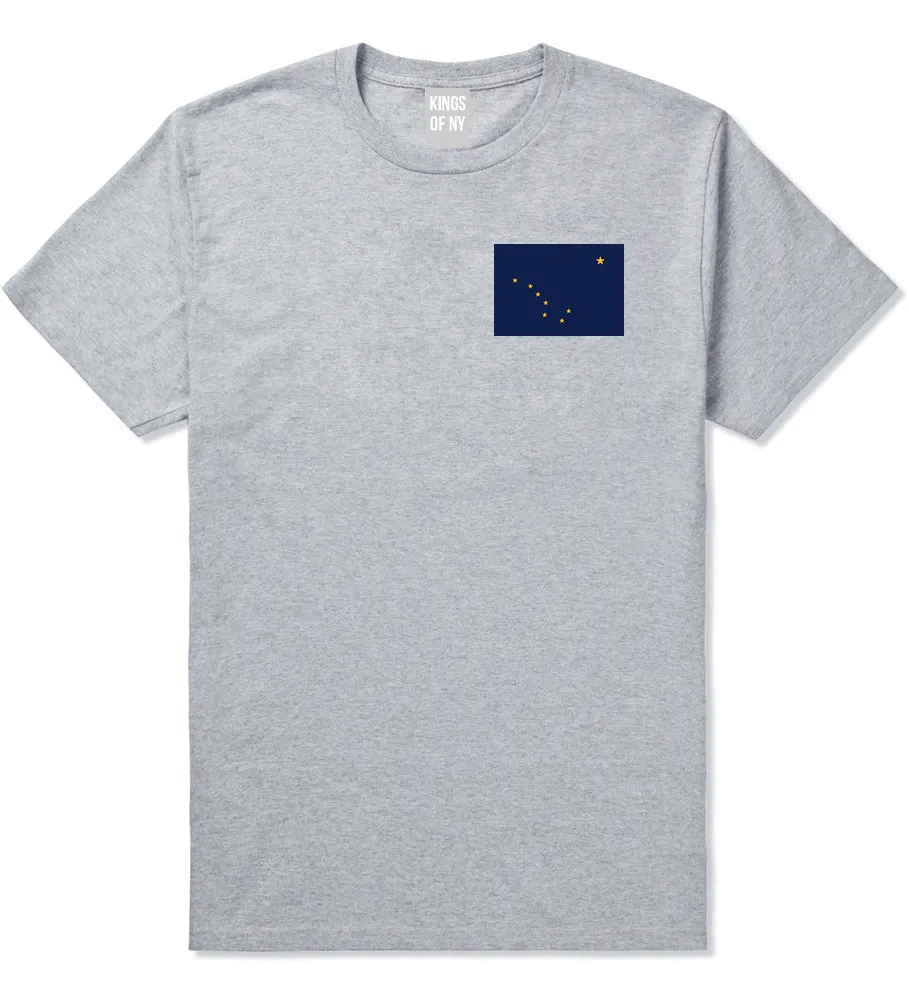 Alaska State Flag AK Chest Mens T-Shirt