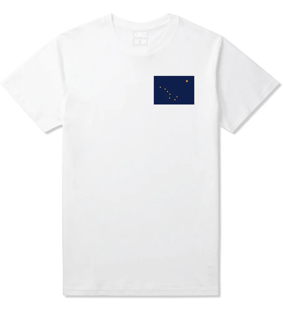 Alaska State Flag AK Chest Mens T-Shirt