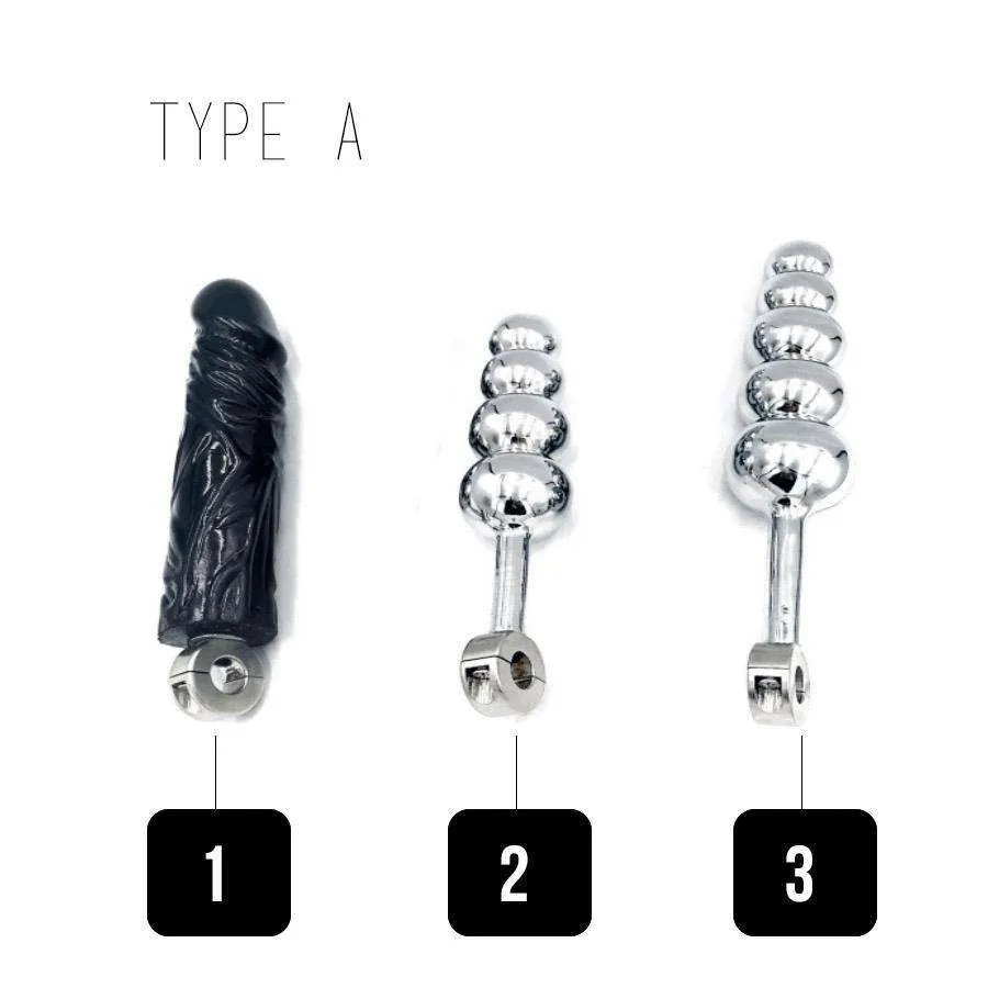 Anal Plugs for Chastity Belts - Type A