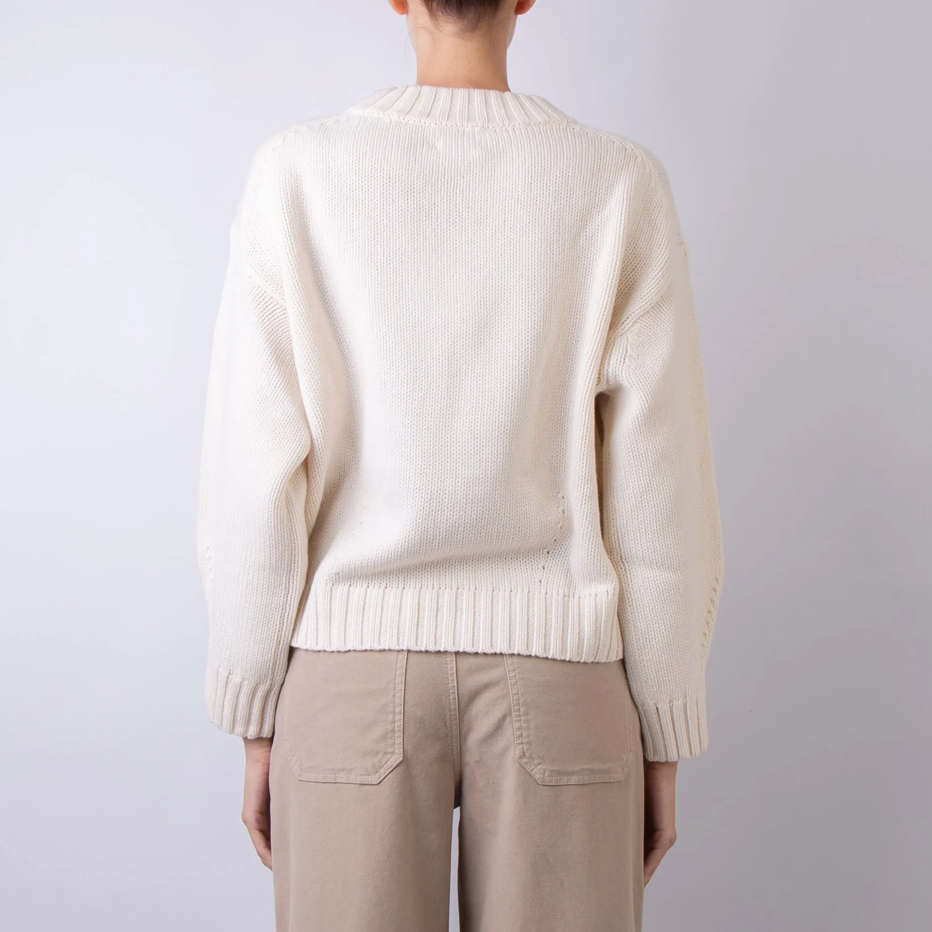 BE YOU SWEATER CD1177F4 755 IVORY