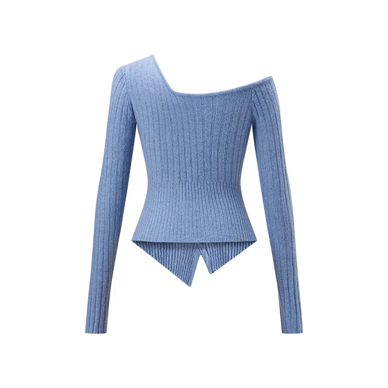 Blue Knit Top Glacier Set