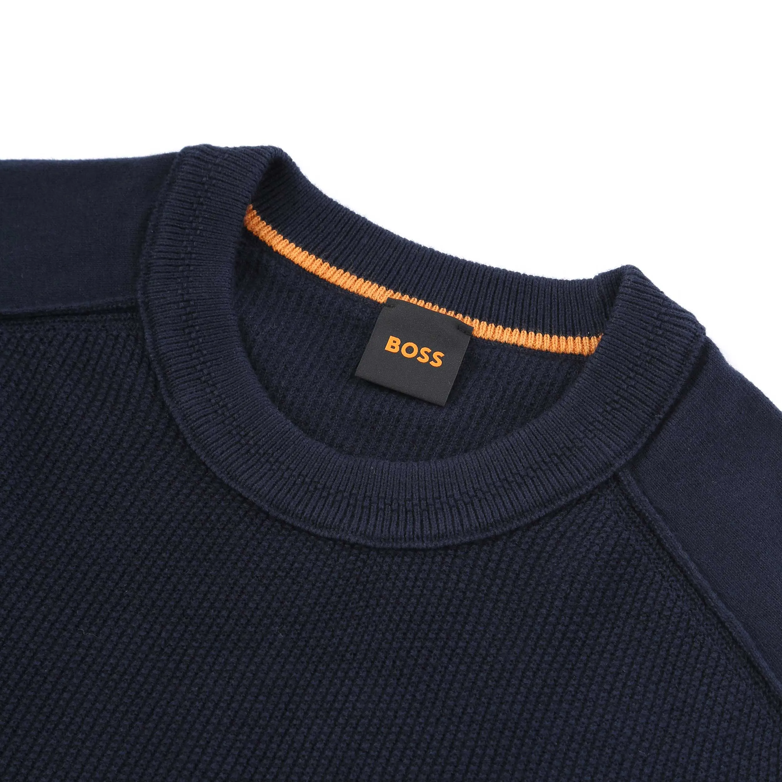 BOSS Kesom Knitwear in Dark Blue