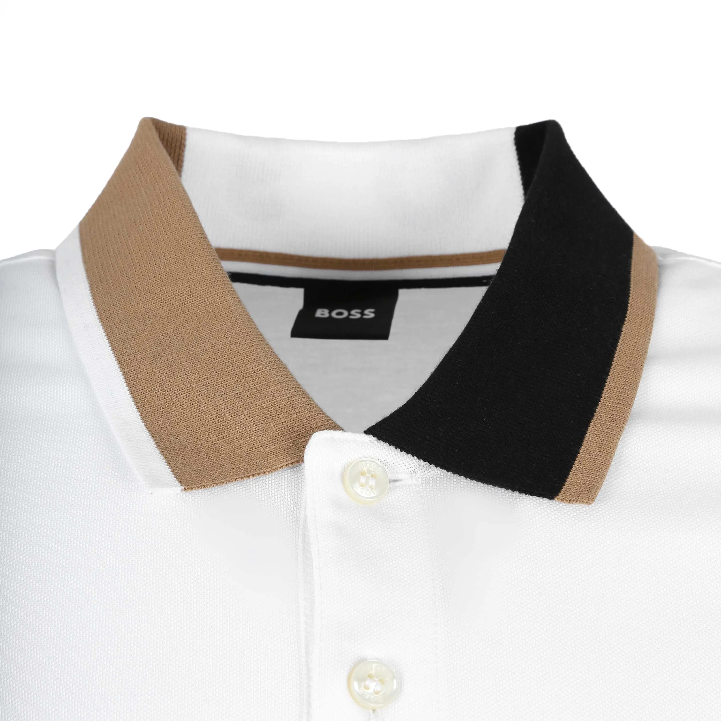 BOSS Parlay 177 Polo Shirt in White