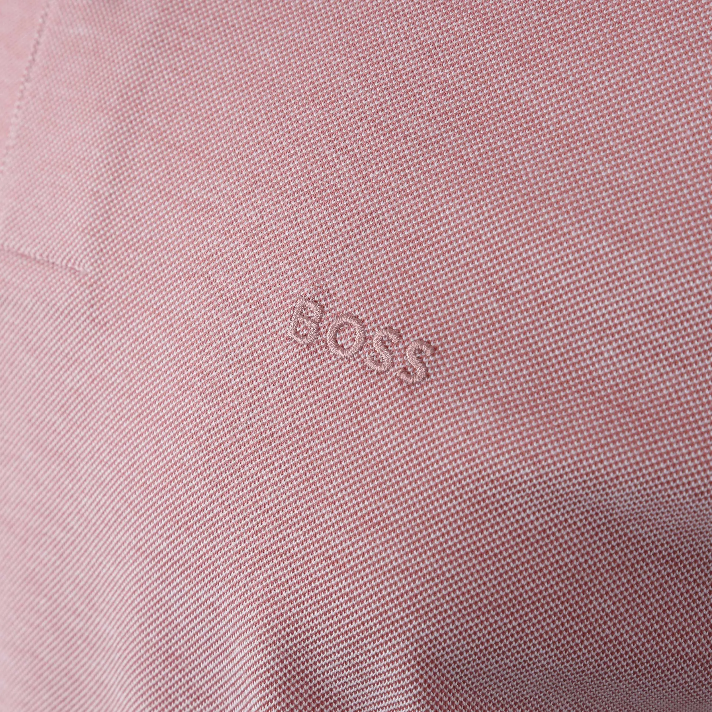 BOSS Parlay 183 Polo Shirt in Mid Pink