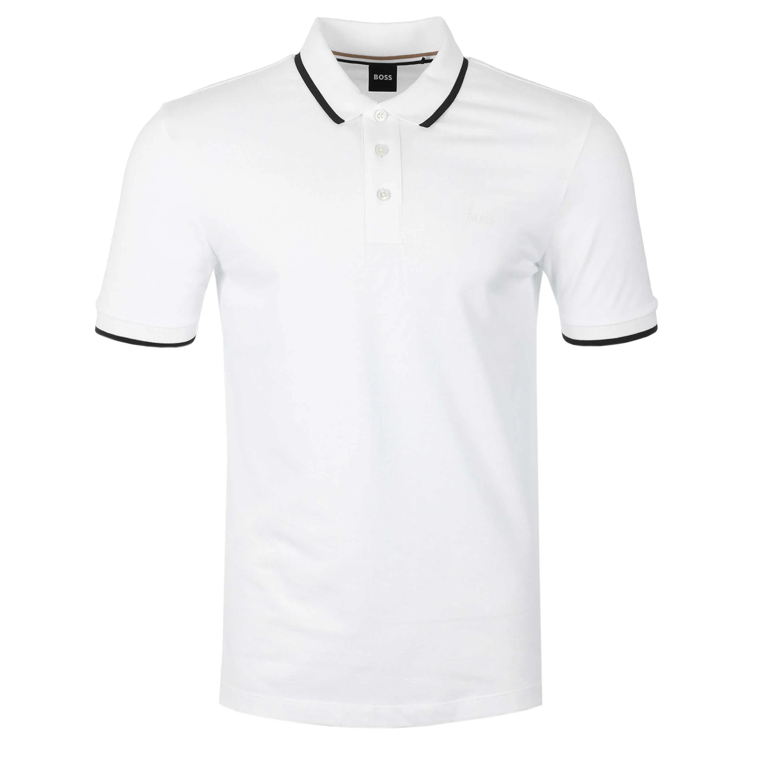 BOSS Parlay 190 Polo Shirt in White