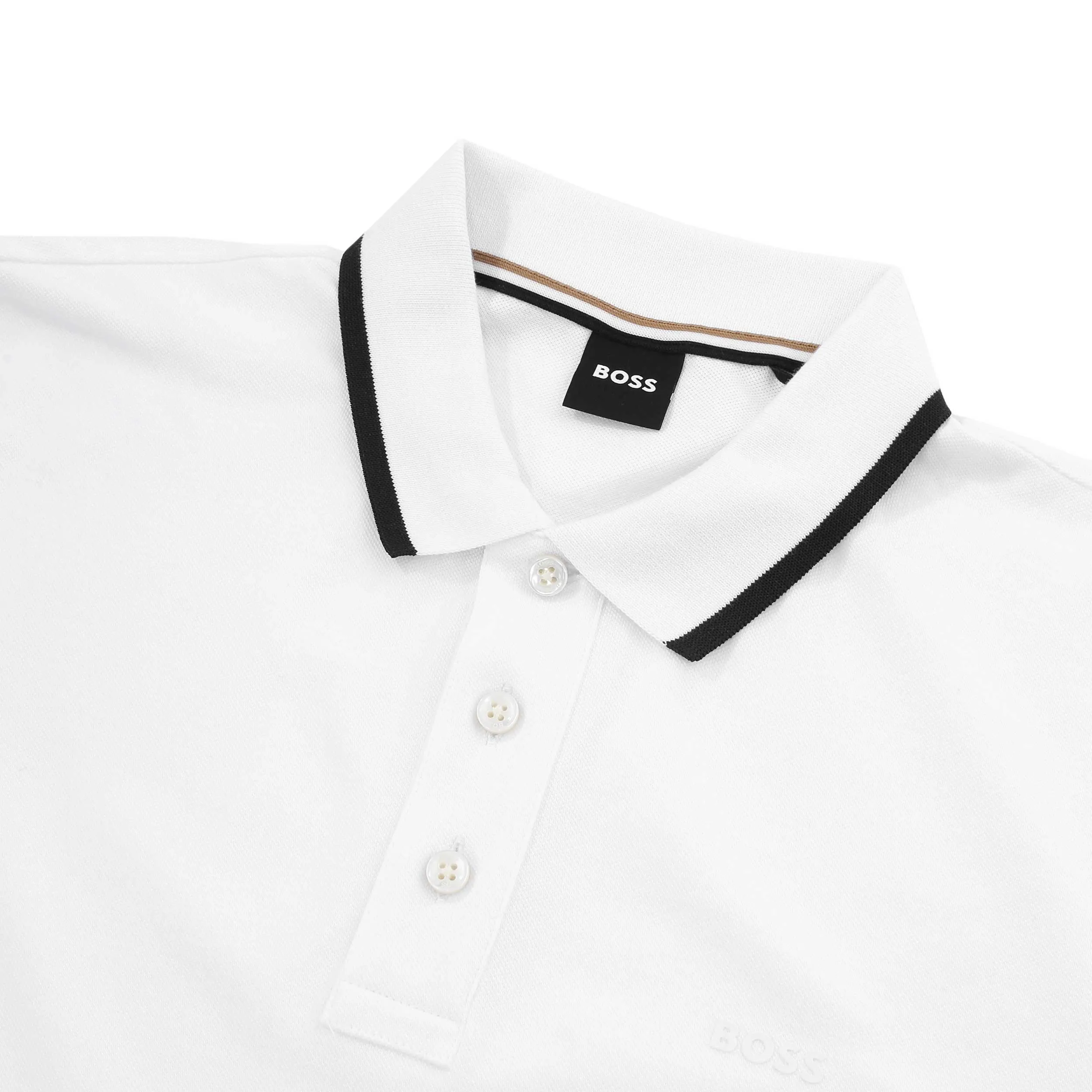 BOSS Parlay 190 Polo Shirt in White