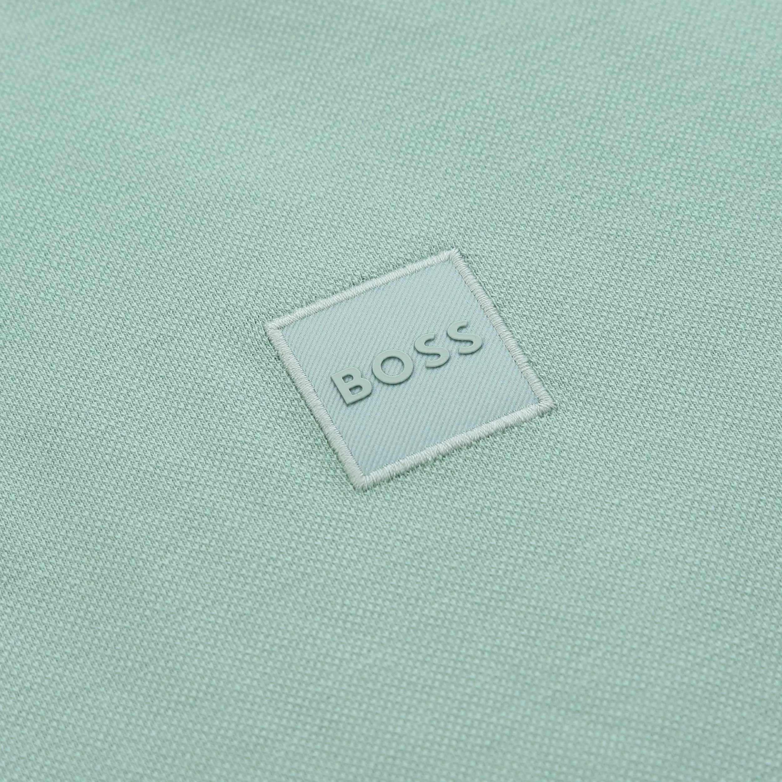 BOSS Passertip Polo Shirt in Pastel Green