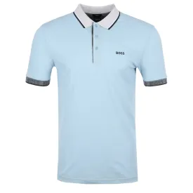 BOSS Paule Polo Shirt in Sky Blue