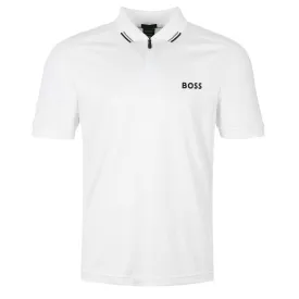 BOSS Philix MB 3 Polo Shirt in White