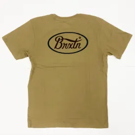 BRIXTON Parsons S/S Tailored T-Shirt - Mustard