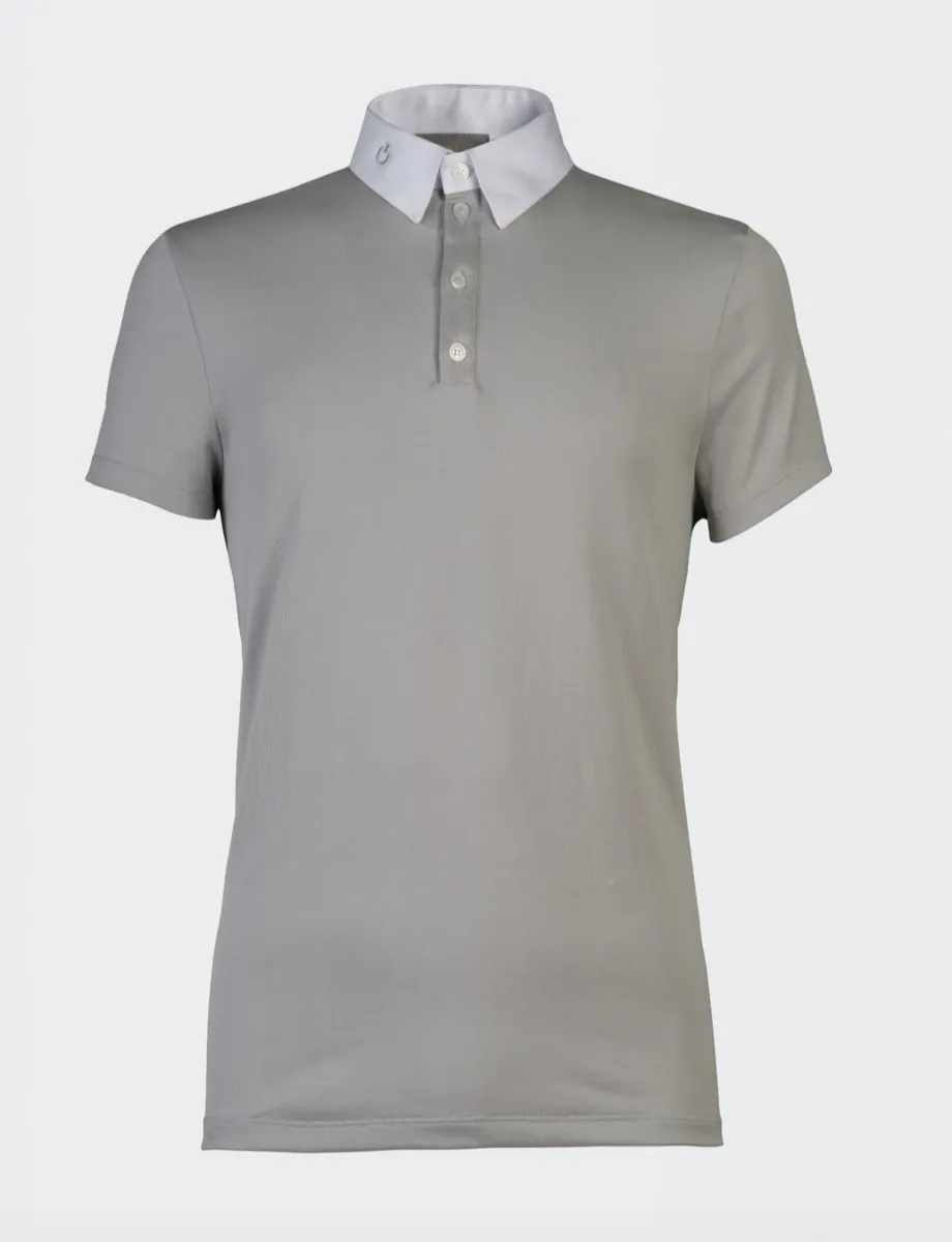 CAVALLERIA TOSCANA S/S COMP MEN'S TECH POLO PIQUE