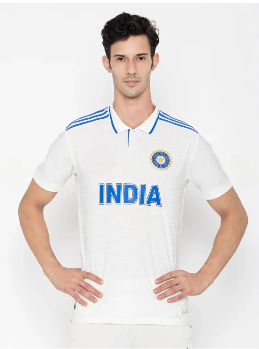 Customized Indian Cricket Team (white) New World Cup Jersey – Fan -Edition2023-24