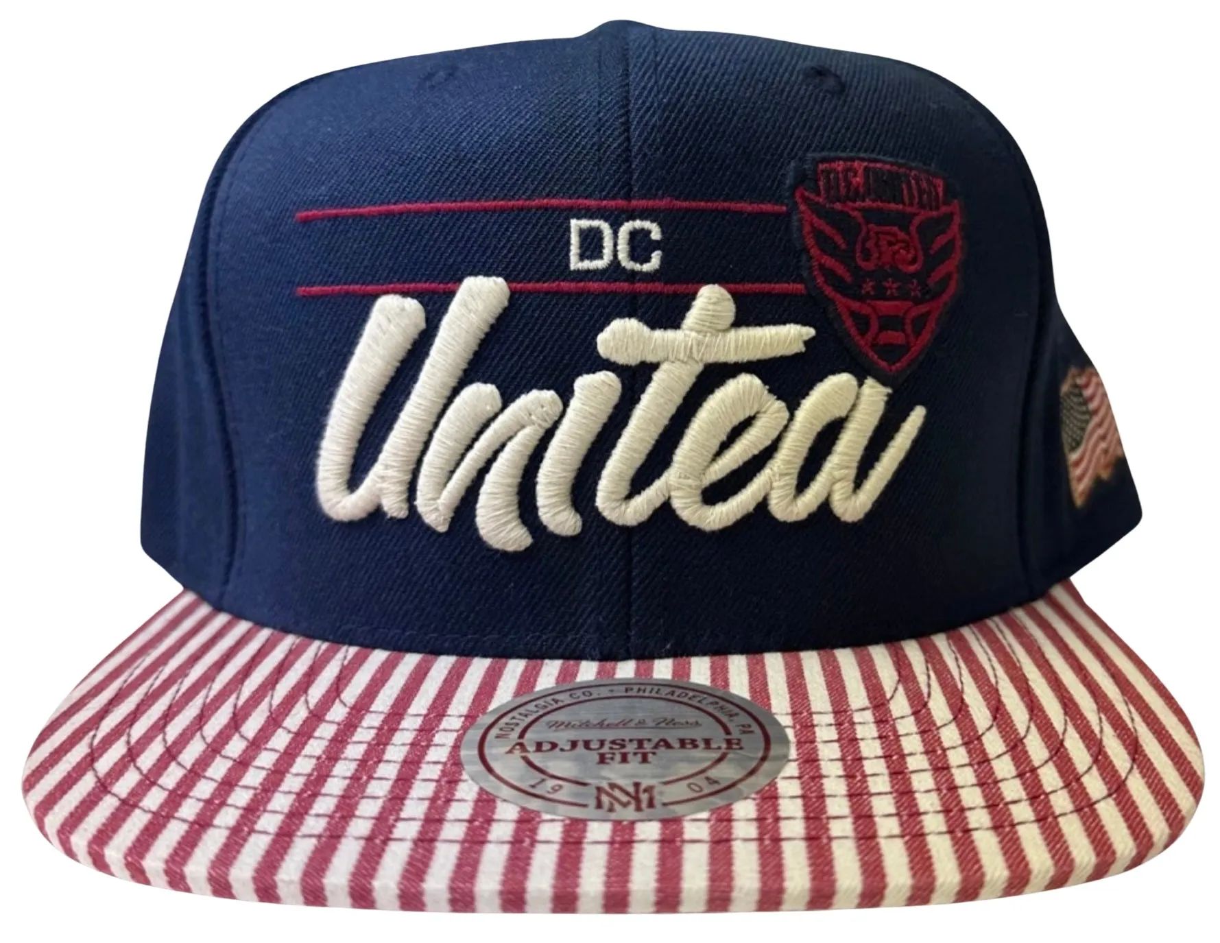 *DC United Football Club* snapback hats by Mitchell & Ness