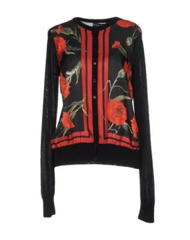 Dolce & Gabbana Women Cardigan Black 8 UK