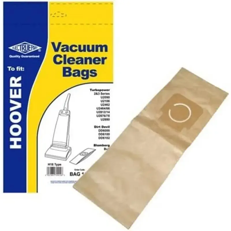 Electrupart H18 Hoover Vacuum Bags 5 Pack - BAG 123