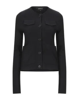 Emporio Armani Women Cardigan Black 16 UK