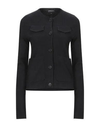 Emporio Armani Women Cardigan Black 16 UK