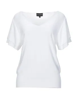 Emporio Armani Women Jumper White 18 UK