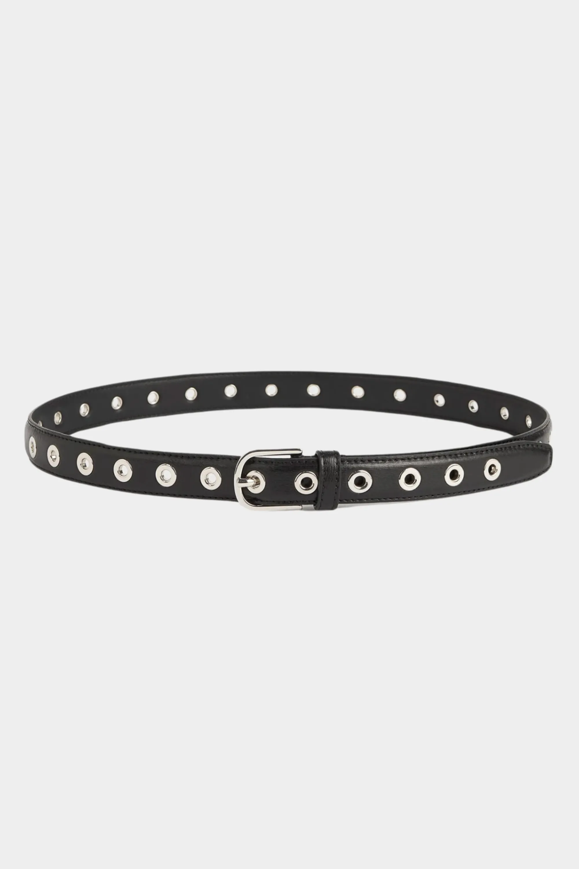 Eyelet Belt, Black