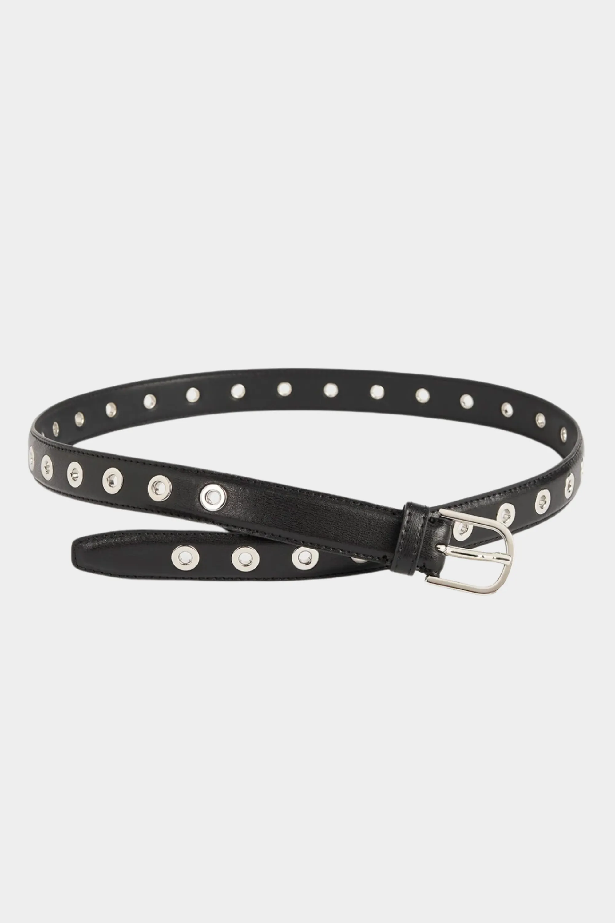 Eyelet Belt, Black