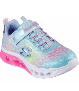 Flutter Heart Lights in Turquoise Multi by Skechers