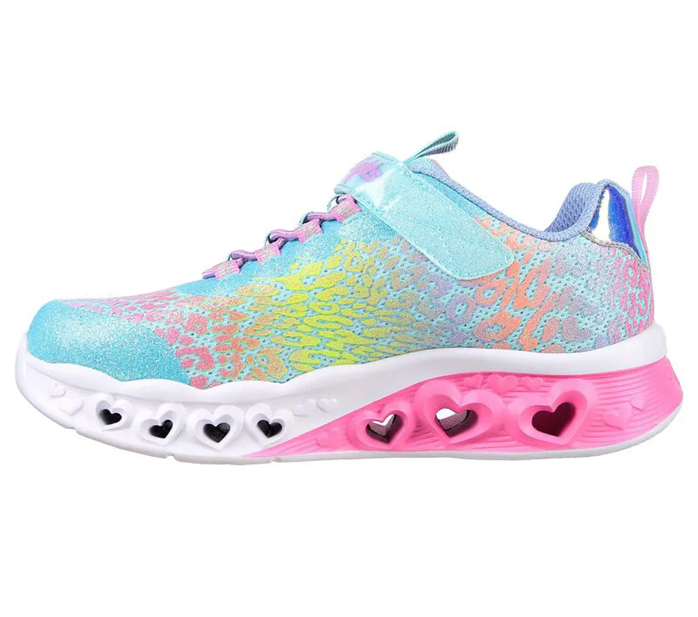 Flutter Heart Lights in Turquoise Multi by Skechers