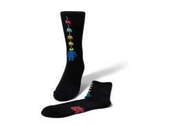 Girl Pac-Man Game Over Socks Black