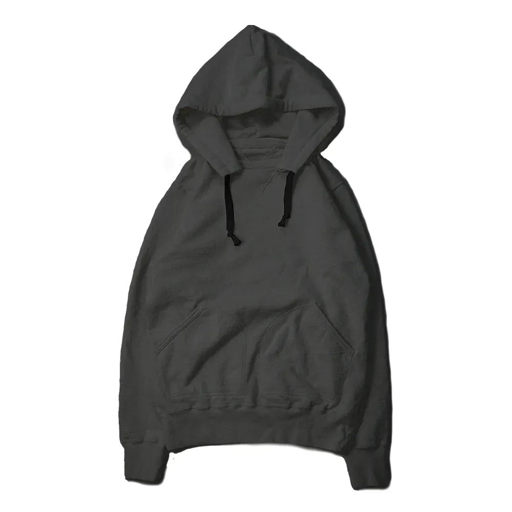 Japanese Organic Cotton Hoodie Hand-Dyed with Black Bean - Kuromame