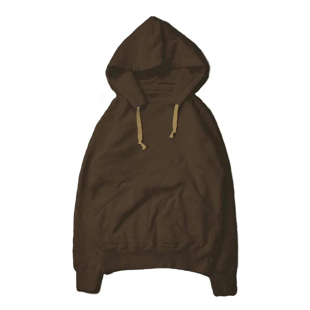 Japanese Organic Cotton Hoodie Handyed with Chestnut - Dark Kuri