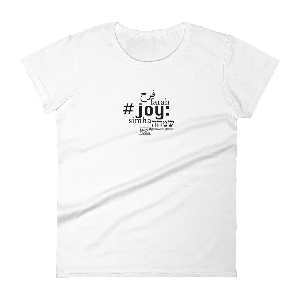 Joy - Women's Short Sleeve T-shirt, All colours