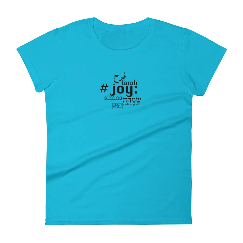 Joy - Women's Short Sleeve T-shirt, All colours