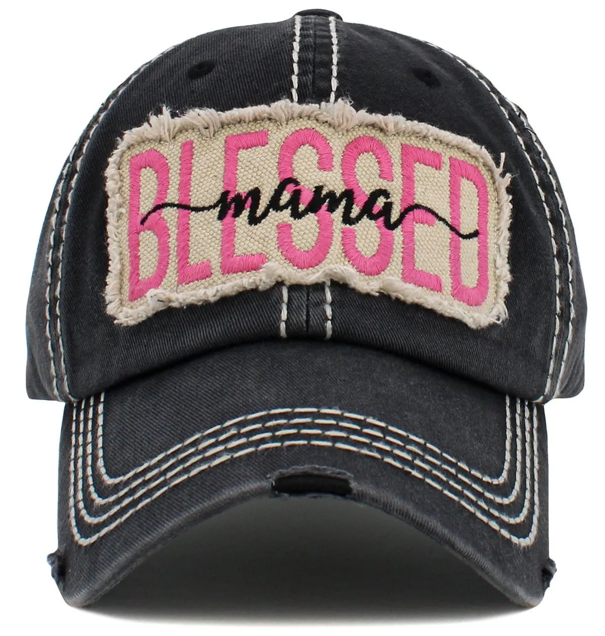 KBV1492 Blessed Mama Washed Vintage Ballcap