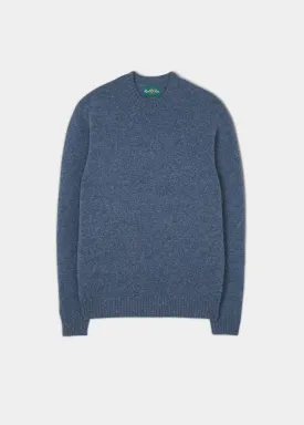 Kinnadie Supersoft Shetland Jumper In Denim - Regular Fit