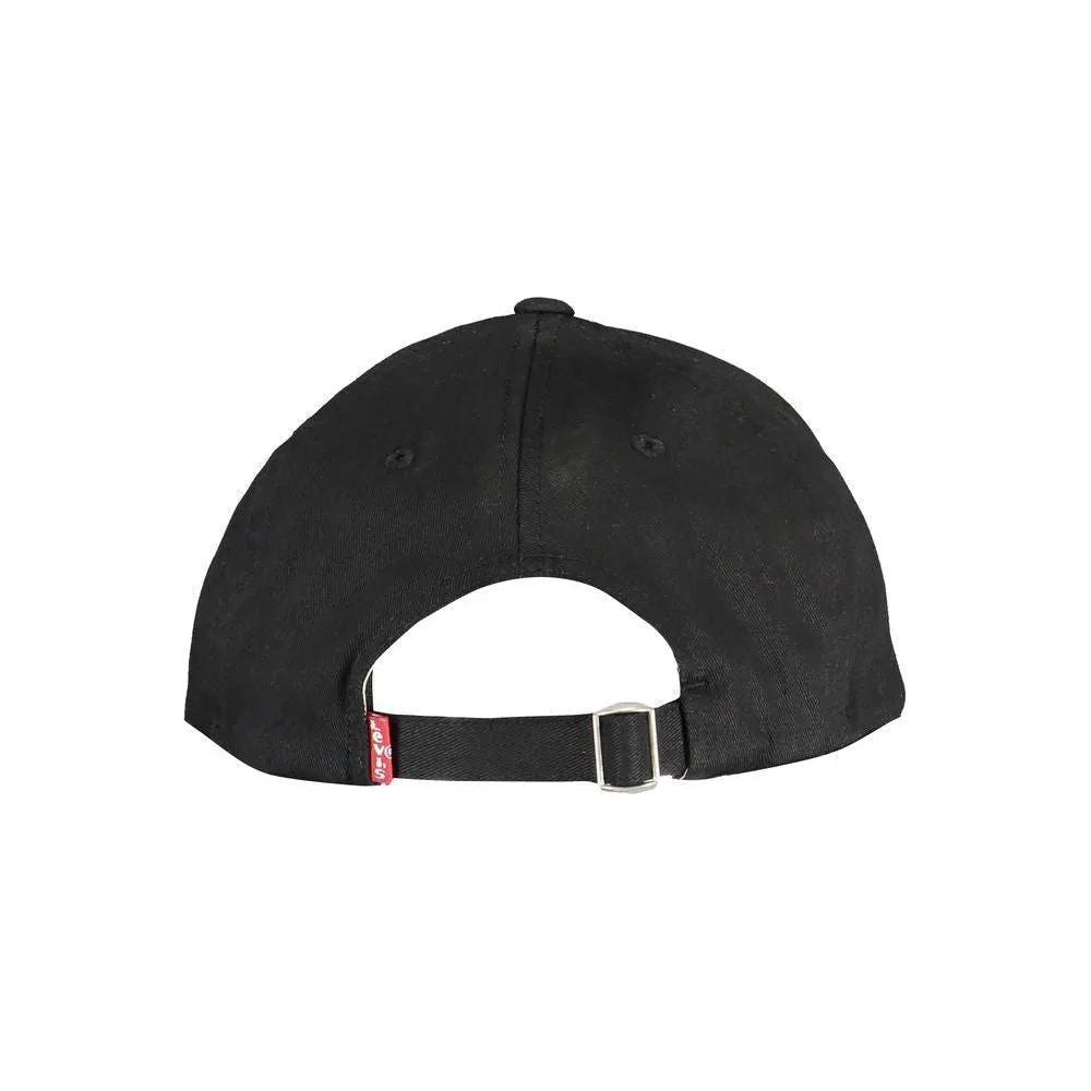 Levi's Black Cotton Hats & Cap