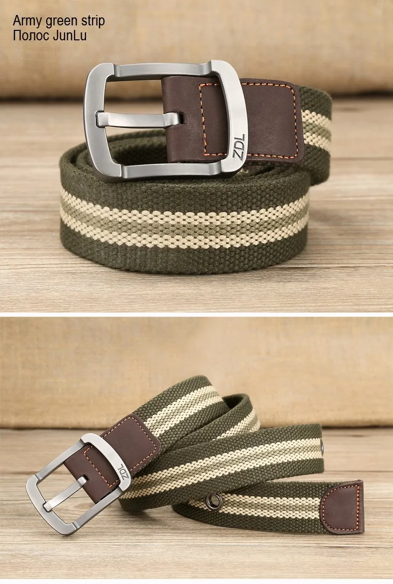 Military Style Canvas Belt