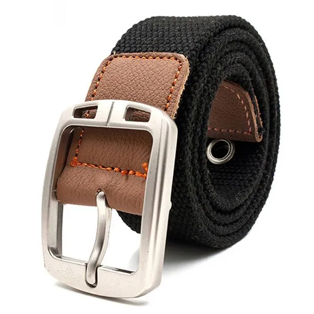 Military Style Canvas Belt