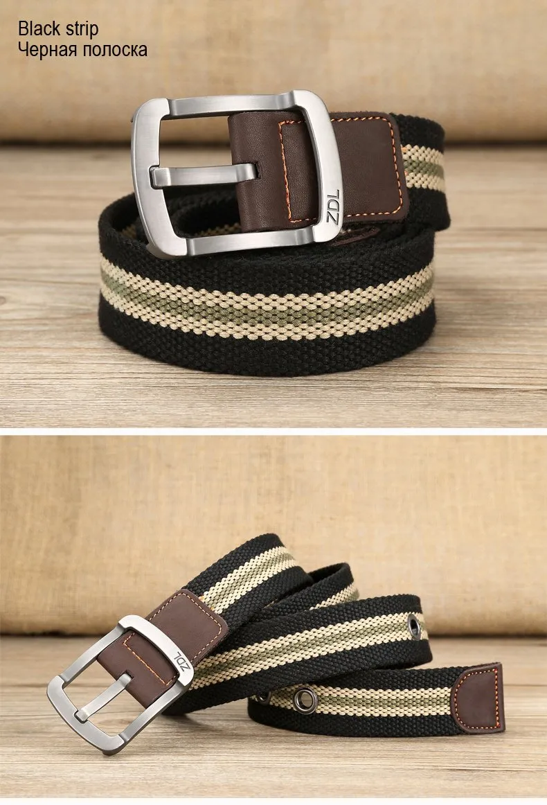 Military Style Canvas Belt