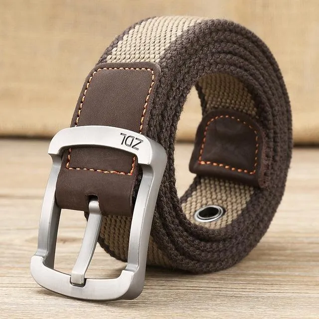 Military Style Canvas Belt