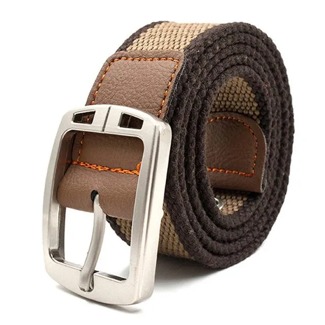 Military Style Canvas Belt