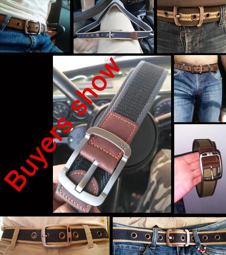 Military Style Canvas Belt