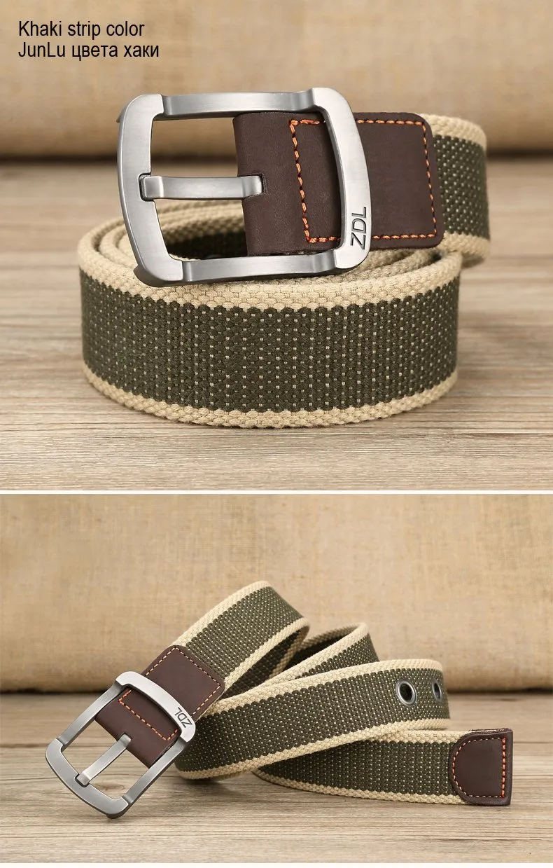 Military Style Canvas Belt