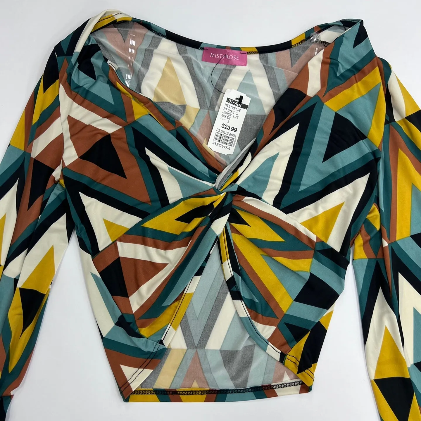 MISTYROSE Geometric Graphic Print Top