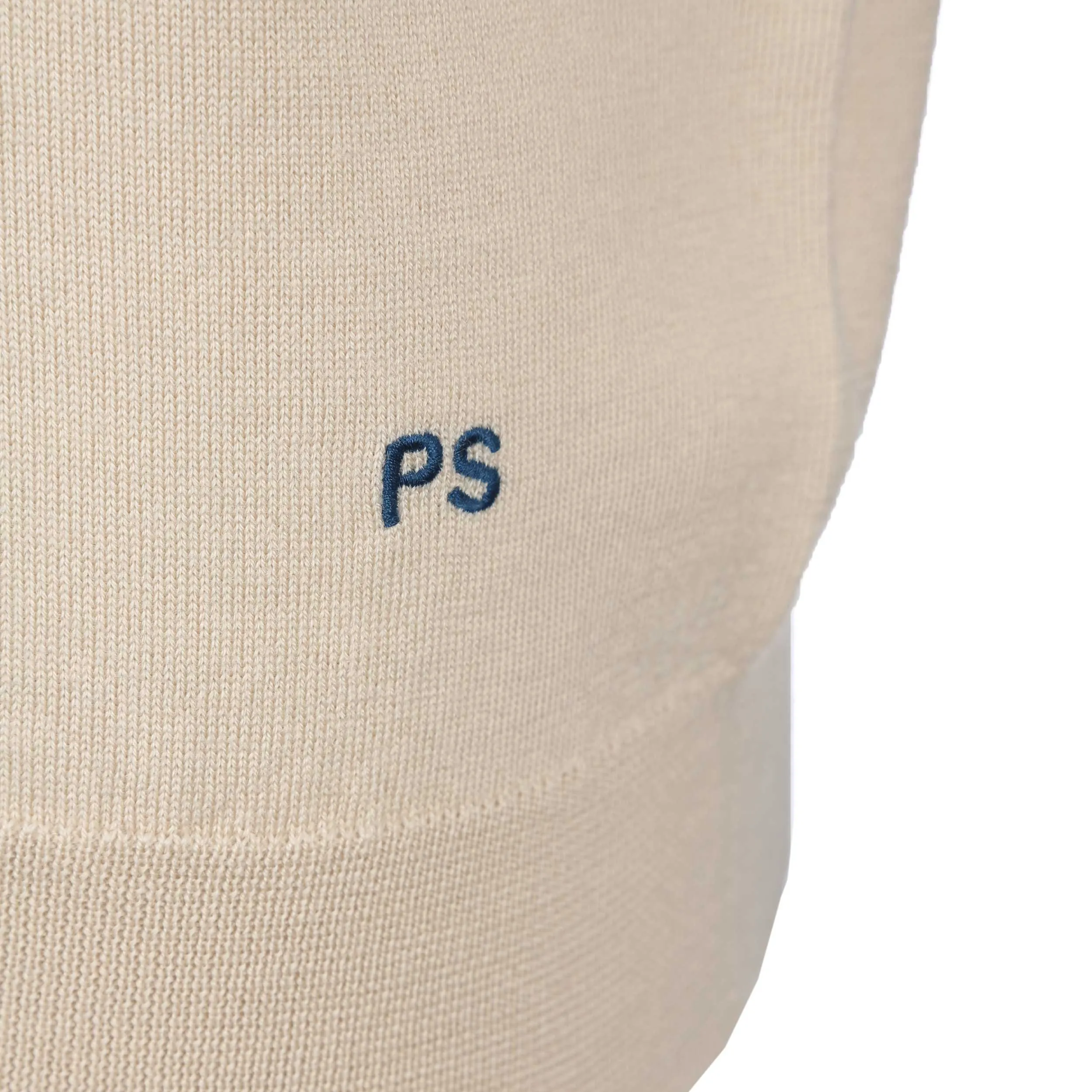 Paul Smith Half Zip Knitwear in Beige