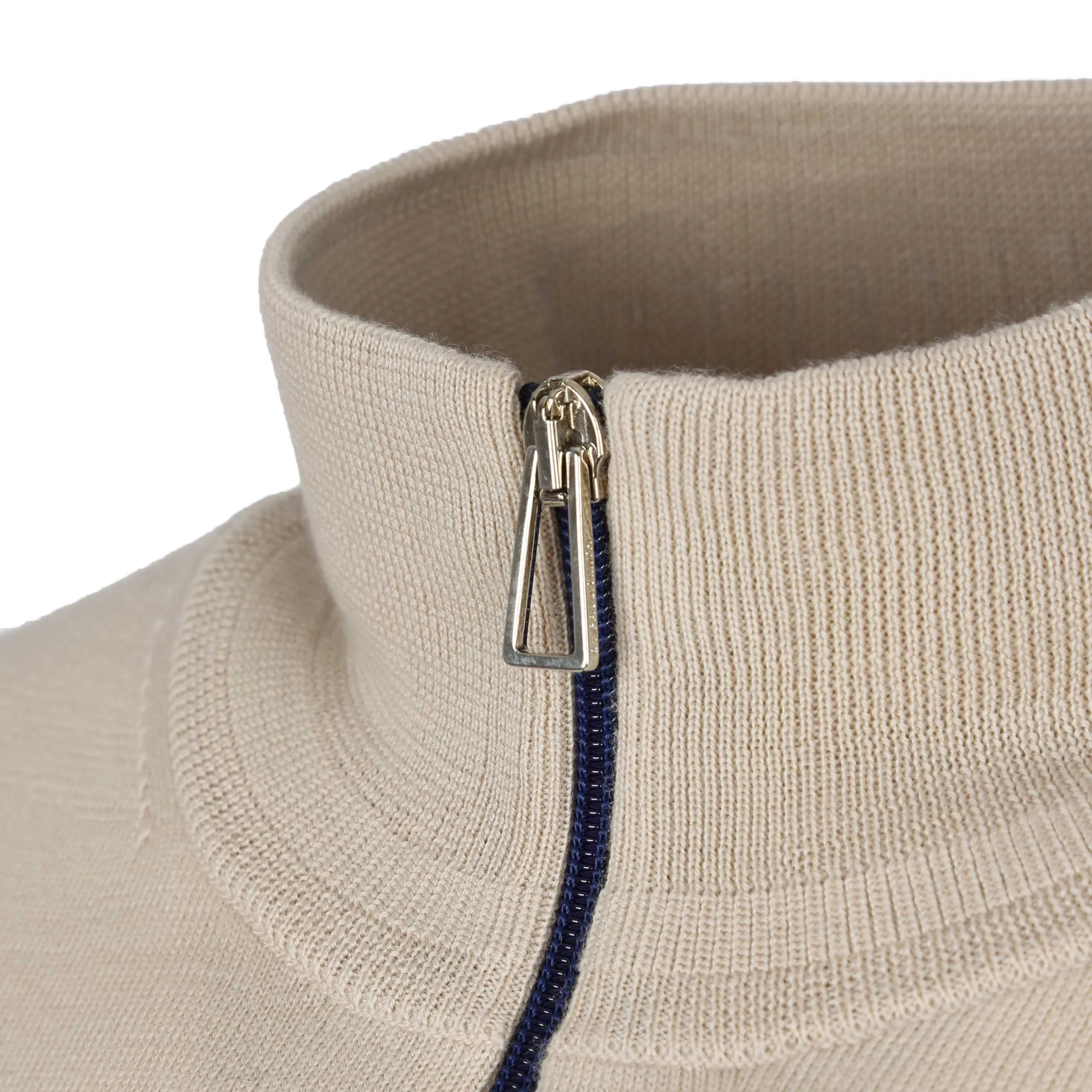 Paul Smith Half Zip Knitwear in Beige