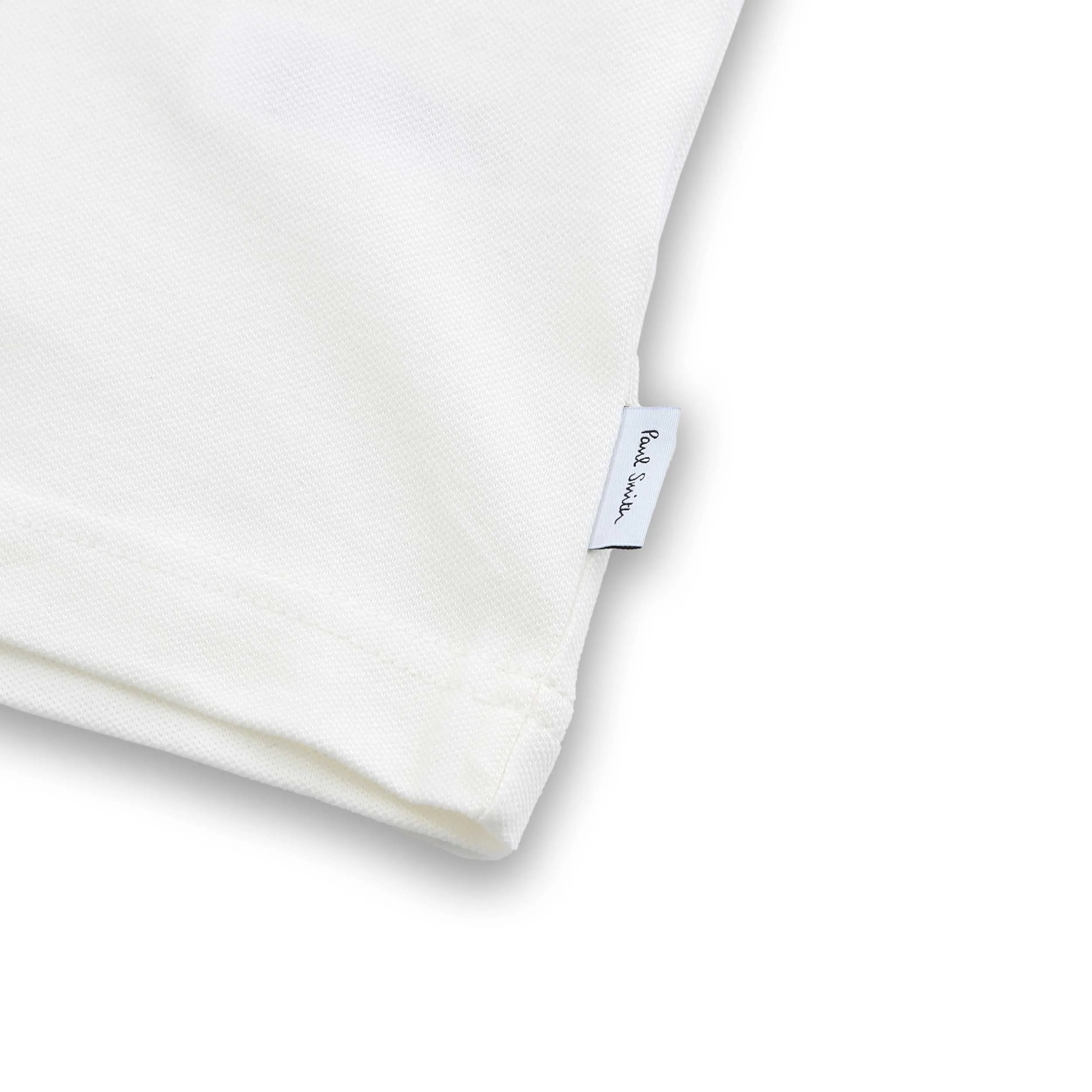 Paul Smith Reg Fit SSLV Polo Shirt in Off White