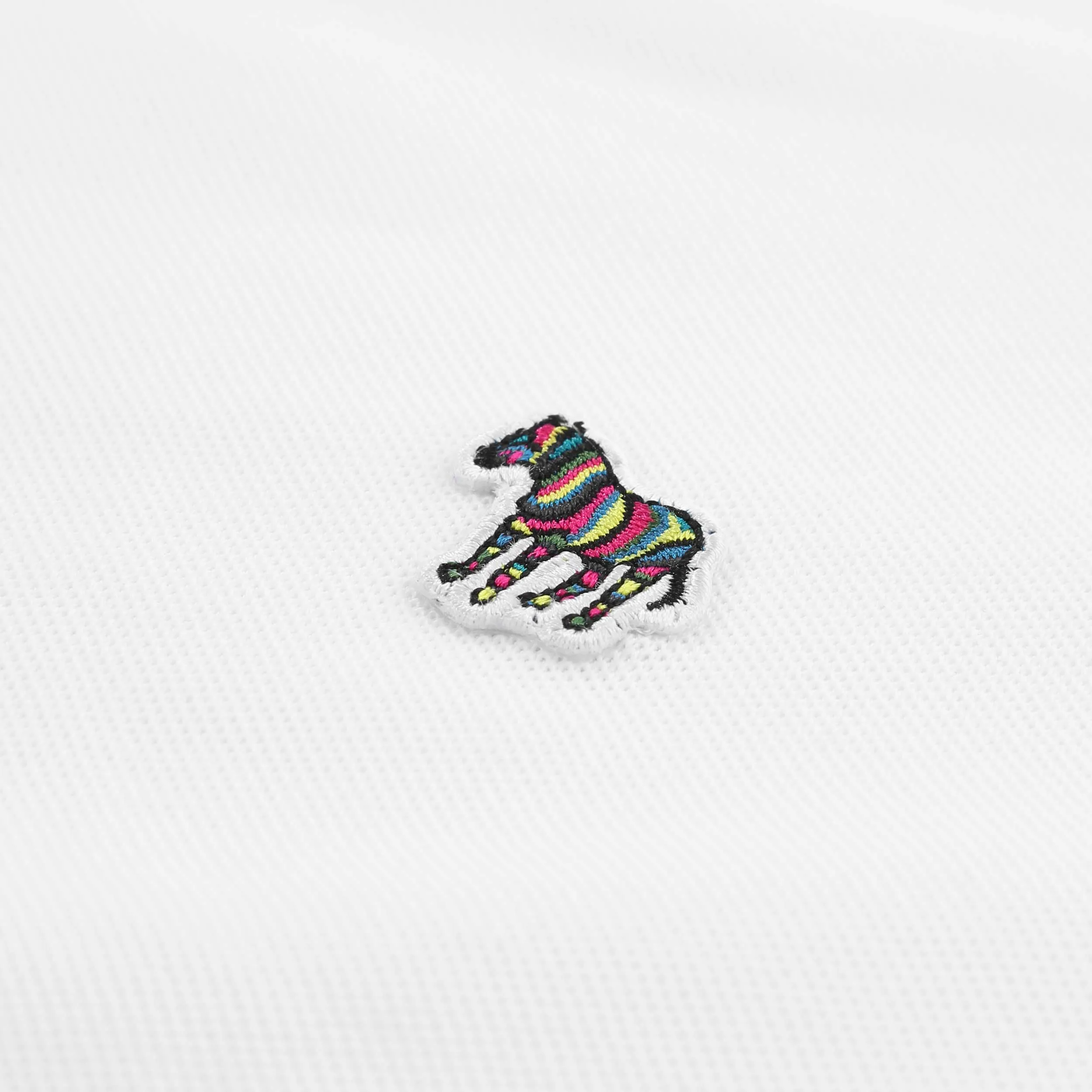 Paul Smith Zebra Polo Shirt in White