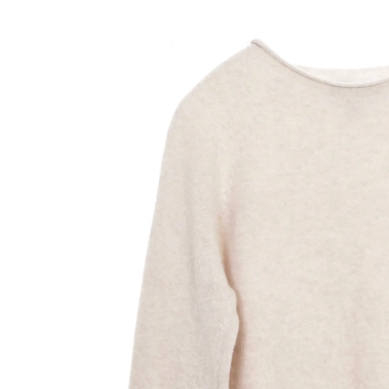 Plain Superfine Sweater - Swansdown